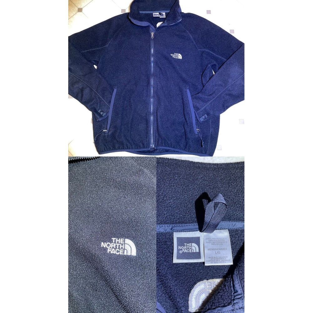 The North Face Fleece Full Zip‎ Jacket Men's Size Large Vintage Y2K 90s Retro